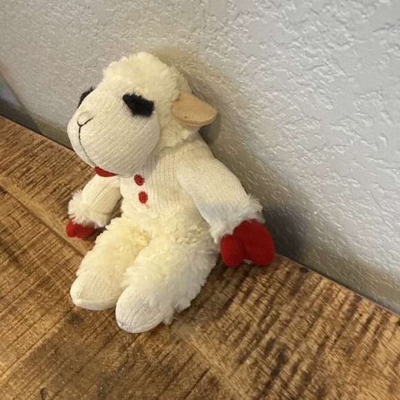 Lamb Chop Plush Aurora 2001 PBS Classic 9 Inch Bean Stuffed Animal Lambie - Picture 4 of 9